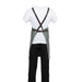Southside Linen Blend Bib Apron Forest Green Southside