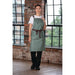 Southside Linen Blend Bib Apron Forest Green Southside