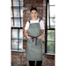 Southside Linen Blend Bib Apron Forest Green Southside