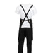 Southside Linen Blend Bib Apron Black Southside