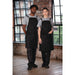 Southside Linen Blend Bib Apron Black Southside