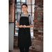 Southside Linen Blend Bib Apron Black Southside