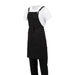 Southside Linen Blend Bib Apron Black Southside