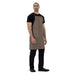 Southside Linen Blend Bib Apron Chocolate Southside