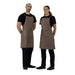 Southside Linen Blend Bib Apron Chocolate Southside