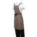 Southside Linen Blend Bib Apron Chocolate Southside