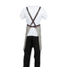 Southside Linen Blend Bib Apron Grey Southside