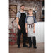Southside Linen Blend Bib Apron Black Southside