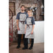 Southside Linen Blend Bib Apron Grey Southside