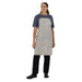 Southside Linen Blend Bib Apron Grey Southside