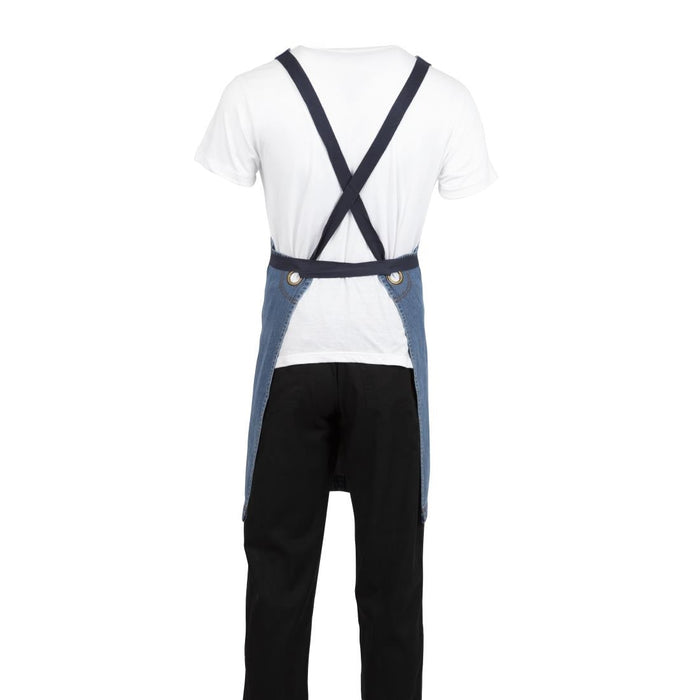 Southside Denim Bib Apron Light Blue Southside