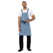 Southside Denim Bib Apron Light Blue Southside