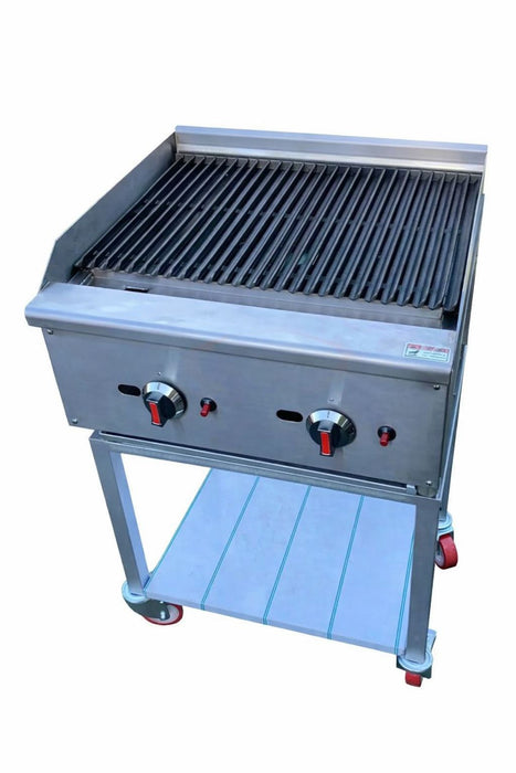 COMMERCIAL 2 BURNER CONTROL GAS BBQ GRILL AND GRIDDLE CHARBROILER Canmac