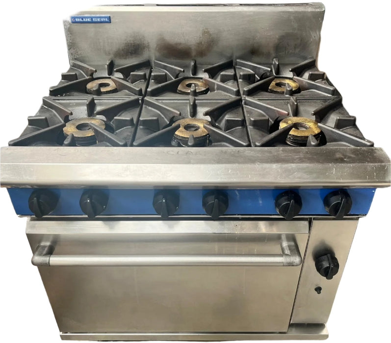 Blue Seal 6 Burner Gas Oven Range - Refurbished Canmac Refurbished