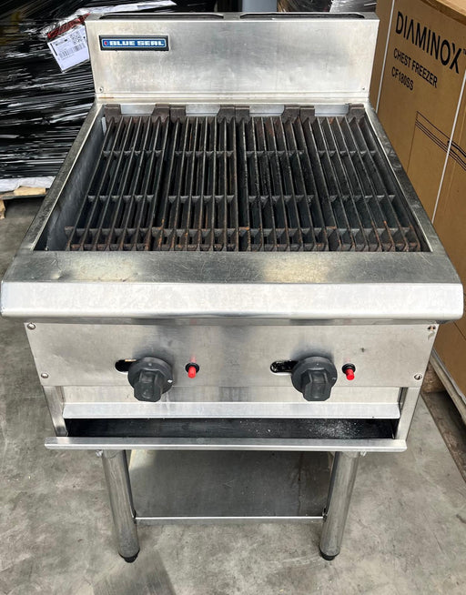 Blue Seal 60cm Natural Gas CharGrill On Stand Grills /Griddles-Refurbished Canmac Refurbished
