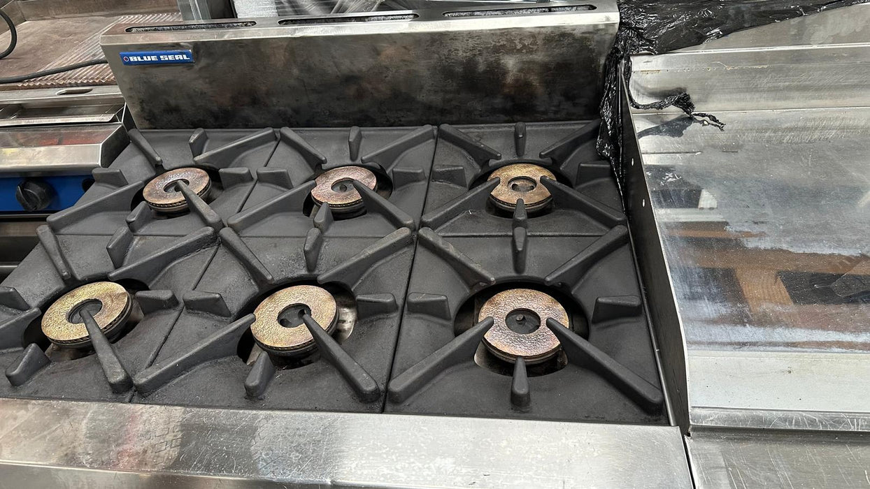 Blue Seal 6 Burner Gas Oven Range - Refurbished Canmac Catering Equipment