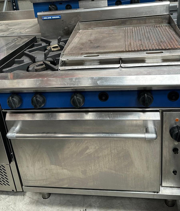Blue Seal Evolution Series G506B - 900mm Gas Range Static Oven - Refurbished Canmac Catering Equipment