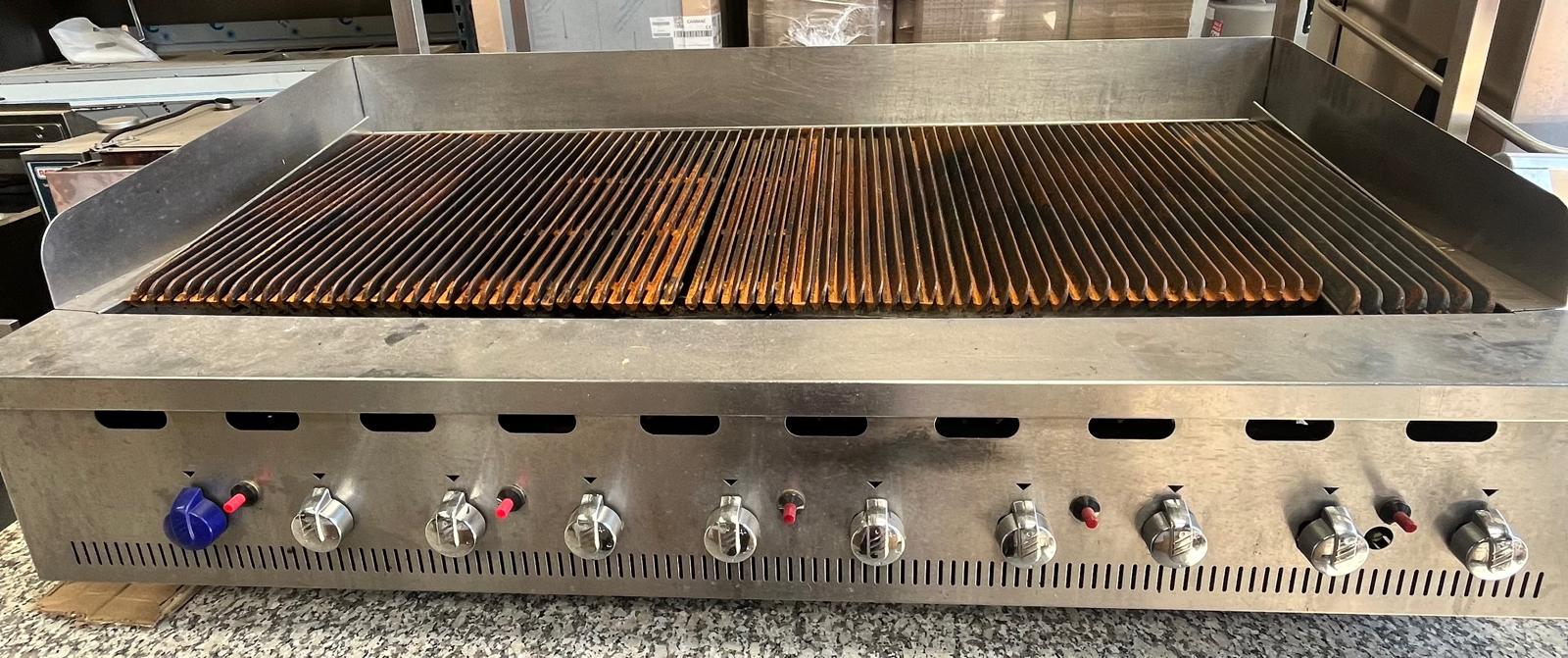 Hobart Bonnet 10 Burner Natural Gas Table Top Chargrill-Refurbished Canmac Refurbished