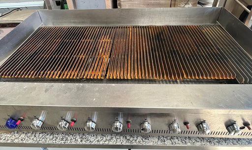 Hobart Bonnet 10 Burner Natural Gas Table Top Chargrill-Refurbished Canmac Refurbished