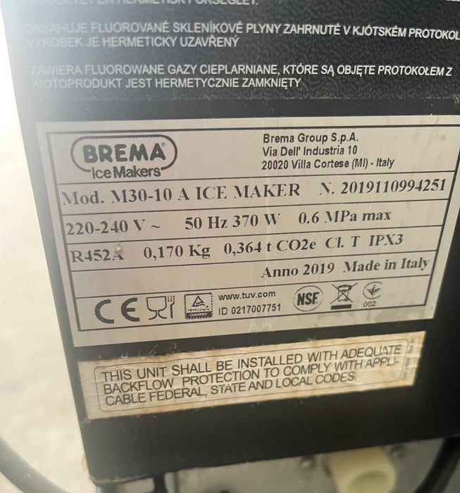 Brema Maidaid Ice Maker M30 -Refurbished Canmac Refurbished