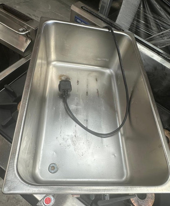 Buffalo Electric Countertop Wet Heat Bain Marie with Tap - Refurbished Canmac Catering Equipment