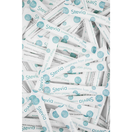 Vegware Stevia Natural Sweetener Sticks (1000 Pack) Vegware