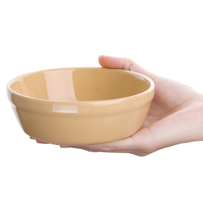 Olympia Stoneware Round Pie Bowls 137mm (6 Pack) Olympia