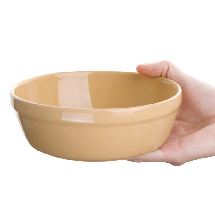 Olympia Stoneware Round Pie Bowls 156mm (6 Pack) Olympia