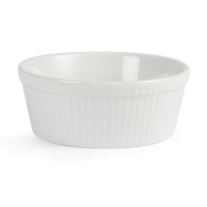 Olympia Whiteware Round Pie Dishes 134mm (6 Pack) Olympia