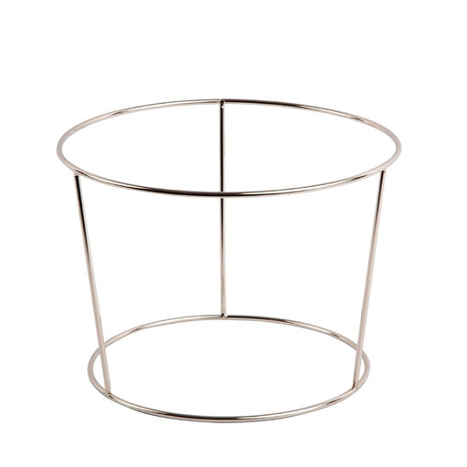 Stainless Steel. Dimensions 175(H) x 250(Ø)mm. Tray supplied separately.