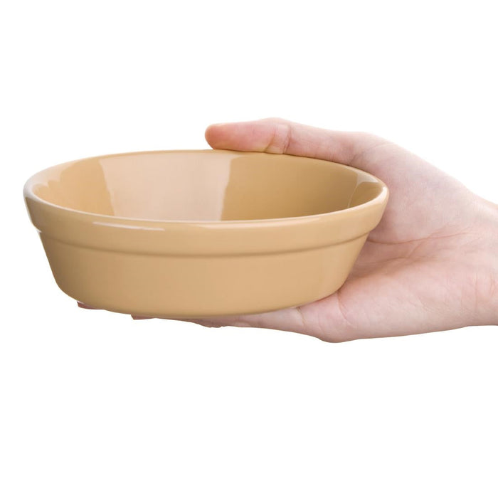 Olympia Stoneware Oval Pie Bowls 145 x 104mm (6 Pack) Olympia