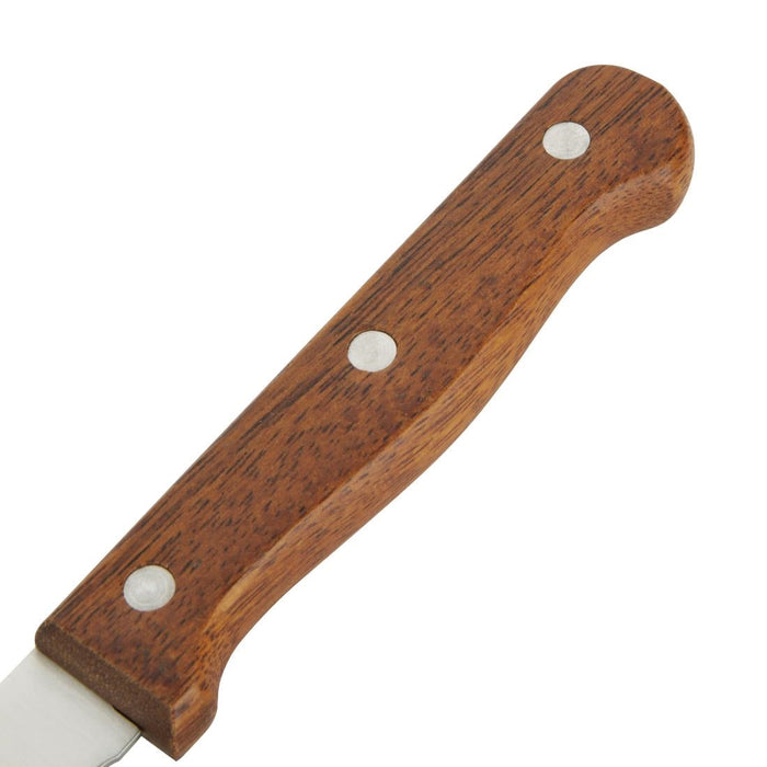Olympia Steak Knives with Merbau Wood Handles (12 Pack) Olympia