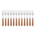 Olympia Steak Forks with Merbau Wood Handles (12 Pack) Olympia