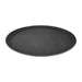 Olympia Kristallon Polypropylene Oval Non-Slip Tray Black 685mm Olympia