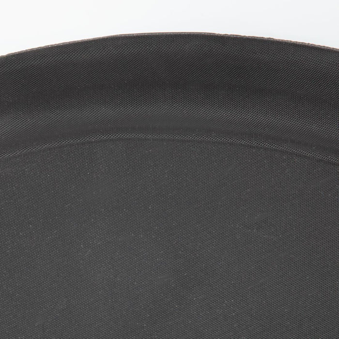 Olympia Kristallon Polypropylene Oval Non-Slip Tray Black 685mm Olympia