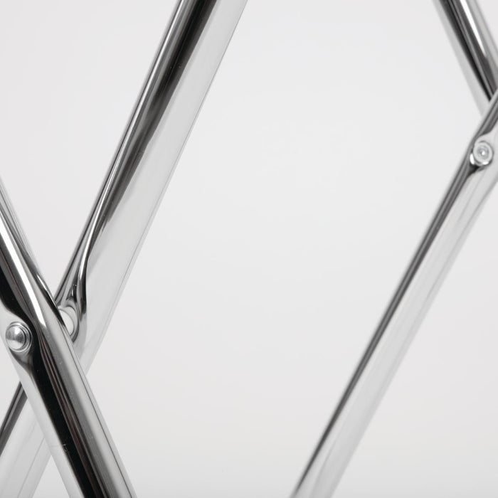 Olympia Chrome-Plated Steel Folding Tray Stand Olympia