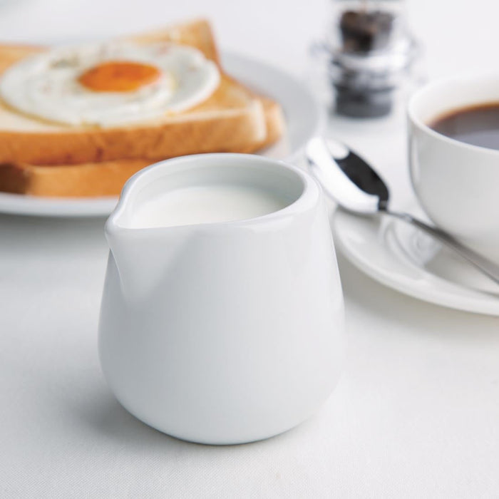 Olympia Whiteware Compact Jugs 228ml (12 Pack) Olympia
