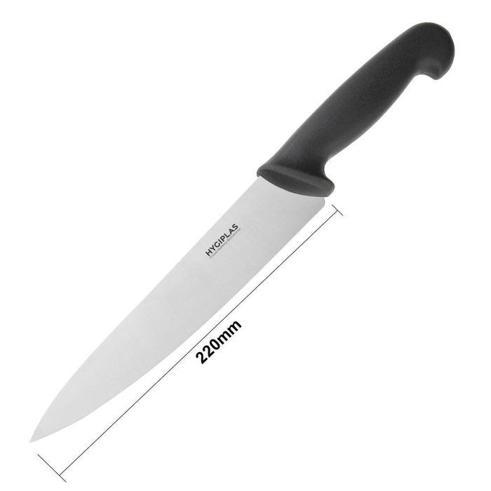 Hygiplas Chef Knife Black 21.8cm Hygiplas