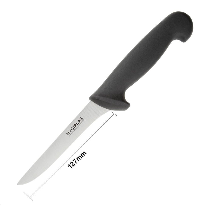 Hygiplas Boning Black Knife 12.5cm Hygiplas