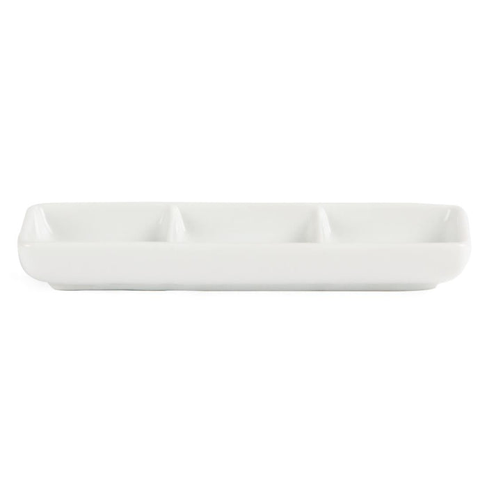 Olympia Whiteware 3 Section Dishes (12 Pack) Olympia