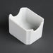 70(H)x 90(W)mm/ 2 3/4x 3 1/2". White. Pack quantity: 6.