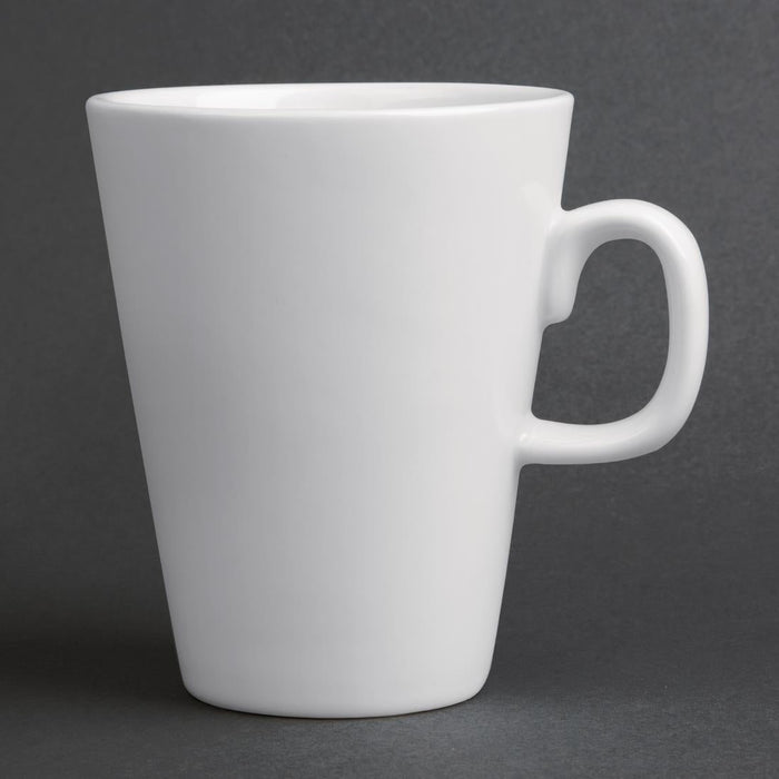 Olympia Whiteware Latte Mugs 310ml 11oz (12 Pack) Olympia
