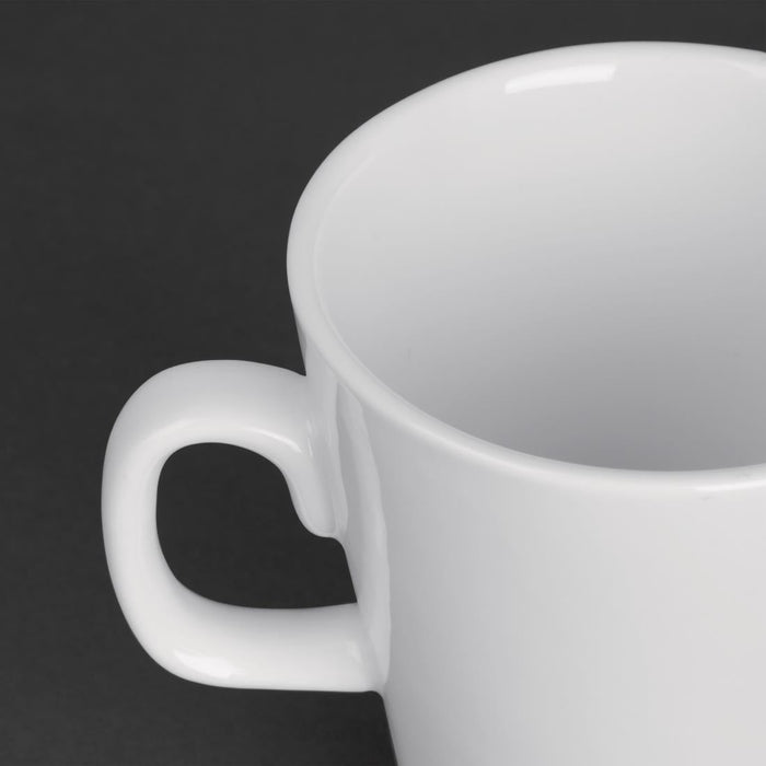 Olympia Whiteware Latte Mugs 310ml 11oz (12 Pack) Olympia