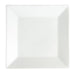 Olympia Whiteware Square Plates Wide Rim 250mm (6 Pack) Olympia