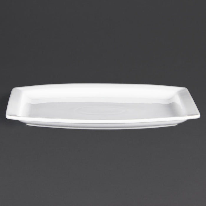 Olympia Whiteware Rectangular Plates 320mm (6 Pack) Olympia