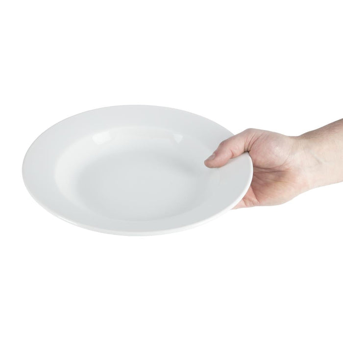 Olympia Whiteware Deep Plates 270mm 430ml (6 Pack) Olympia