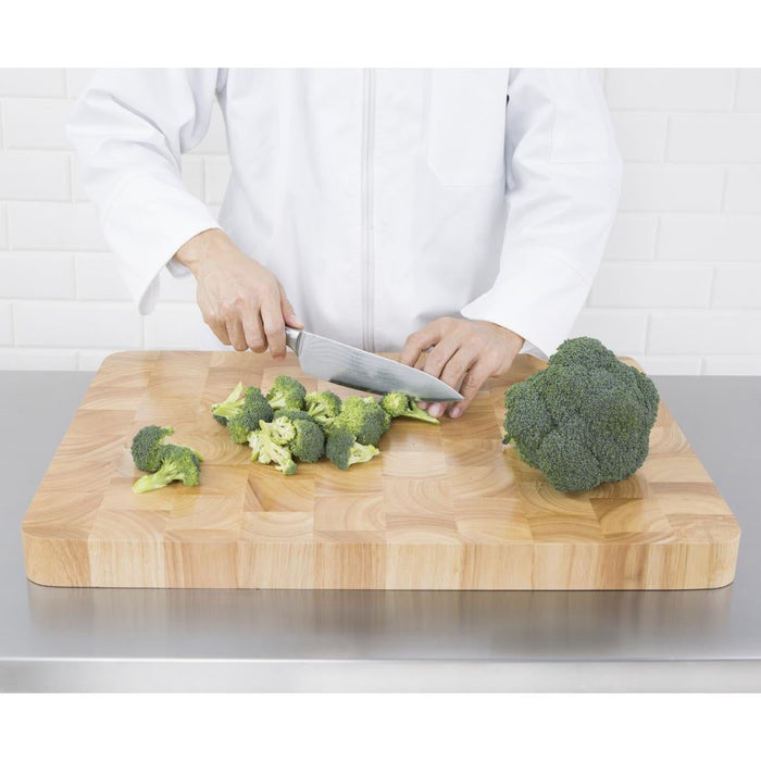 Vogue Rectangular Wooden Chopping Board Large Vogue