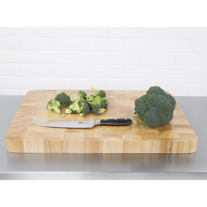 Vogue Rectangular Wooden Chopping Board Large Vogue