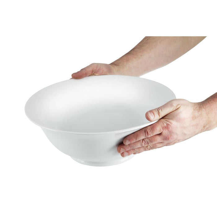 Olympia Whiteware Serving Platter Large Salad Bowl 330mm Olympia