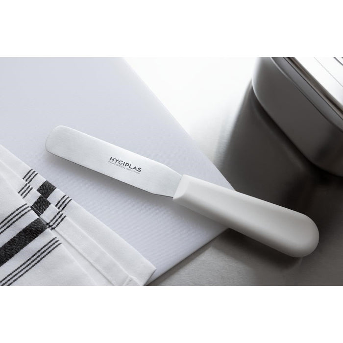 Hygiplas Straight Blade Palette Knife White 10cm Hygiplas